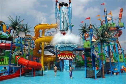 在縣城投資水上樂園